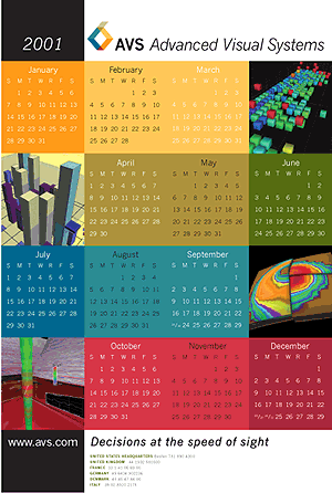 Promotional Calendar designed for Advanced Visual Systems (Nasdaq: MUZE). Promotional Calendar designed for Advanced Visual Systems (Nasdaq: MUZE).